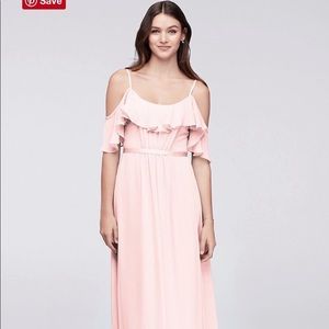 BNWT David’s Bridal bridesmaid dress petal pink
